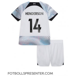 Liverpool Jordan Henderson #14 Bortatröja Barn 2022-23 Kortärmad (+ korta byxor)